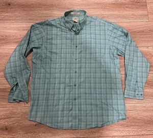 L.L.Bean Men's Green Wrinkle-Free Traditional Fit Button-Up Shirt - Picture 1 of 5