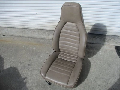 1983-1991 Porsche 944 PASSENGER RIGHT Front TAUPE VINYL Seat GOOD CONDITION - Image 1 of 4