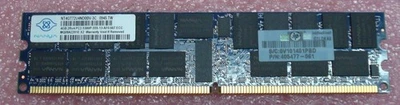 Nanya 4GB x 1 pc2-5300 667mhz ecc reg rank2 240pins 36chips for server - Image 1 of 4