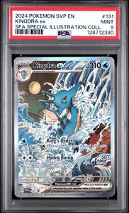 2024 Pokemon SVP EN-SV Black Star Promo #131 Kingdra EX PSA 9 - Bild 1 von 5