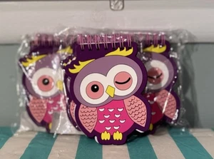 Lote de 4 cuadernos/cuadernos de bocetos pequeños de búho - Imagen 1 de 4