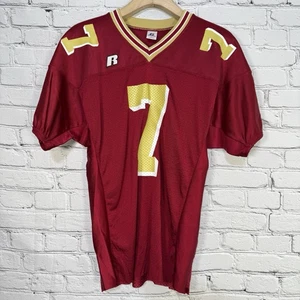 Vintage Russell Athletic Boston College Football Jersey Size L #7 Cut Length - Picture 1 of 21