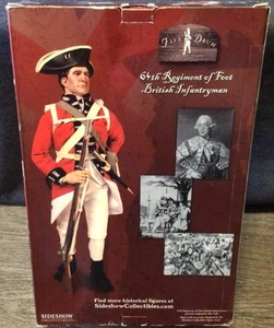 64th Regiment Of Foot British Infantryman 12" Revolution Soldier Sideshow Figur - Bild 1 von 9