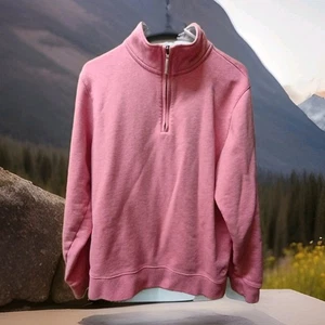 Brooks Brothers 1/4 Zip Sweatshirt Pullover Rosa Gr. M 100% Baumwolle Damen  - Bild 1 von 7