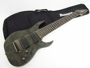 Electric Guitar Ibanez RG9PB-TGF Black 9 String S/N I221205261 with Soft Case - Picture 1 of 10