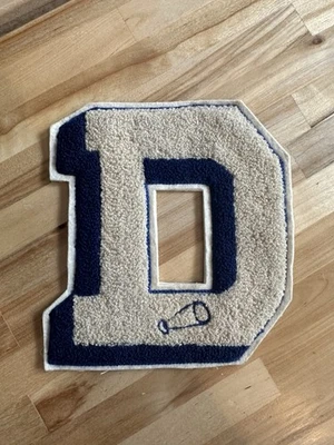 vintage letterman "D" with Megaphone - Image 1 of 4