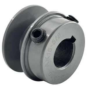 Saelno AK15-5/8 Rollen, Keilriemenscheibe 5/8 Zoll Bohrung 1,55" OD, Motor Riemenscheibe Cas... - Bild 1 von 2