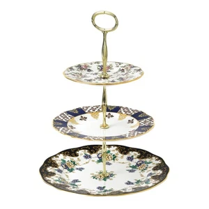 100 Years Cake Stand Three-Tier (English Chintz, Regency & Duchess) - Picture 1 of 4