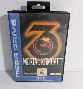 Mortal Kombat 3 Mega Drive Sega Cartridge And Cover Only Tested And Working - Picture 1 of 6