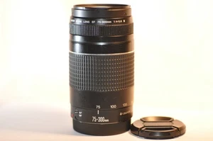 Canon EF 75-300mm f/4-5.6 III lens READ for EOS A2 630 Rebel T8 T7 T6 90D 80D 5D - Picture 1 of 6