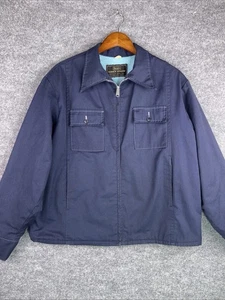 Giacca meccanica verde vintage anni 70 80 Sears lavoro e tempo libero full zip L abbigliamento da lavoro - Foto 1 di 10