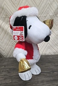 Peanuts Snoopy Weihnachtsglocke klingelt 2010 animierter Sound, Snoopy Türgrüßung neu - Bild 1 von 5