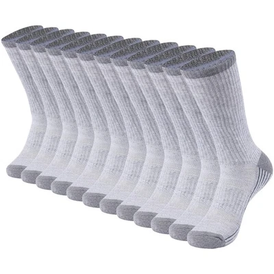 Calcetines de bambú Sunew 6 pares unisex acolchados tripulación senderismo entrenamiento deportes Foto 1 de 4