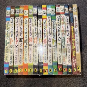 Diary of a Wimpy Kid 1-16 Books Complete Collection Set Box of 16 - Picture 1 of 4
