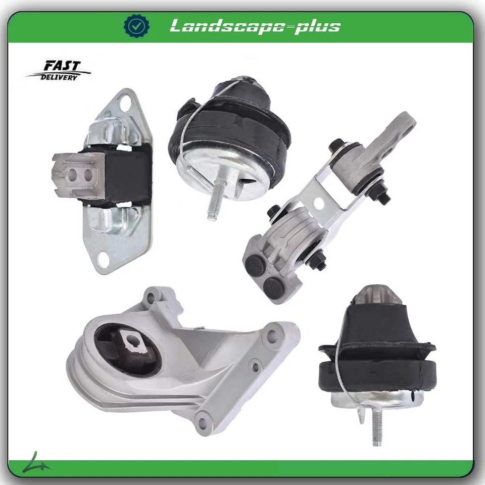 5 PCS Engine Motor Mounts Kit For Volvo S60 V70 XC70 XC90 30748811 2001-2006 - Image 1 of 4