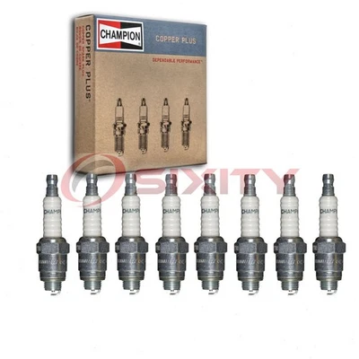 8 pc Champion Copper Plus Spark Plugs for 1941 Packard Model 1907 Ignition lf - Image 1 of 4