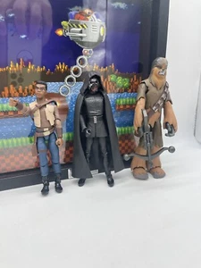 Star Wars Galaxy of Adventures Kylo Ren, Chewbacca, Finn 5" Action Figure Lot - Picture 1 of 2