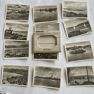 Kleinbildmappe mit 12 echten Photographien - Der Bodensee - s/w / 6 1/2x9cm - Bild 1 von 19