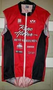 Voler Team Apparel Cycling Windbreaker Vest XL Made In USA Sleeveless Red - Picture 1 of 13