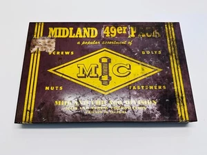 MC MIDLAND Chicago 49er Pack Metall Werbebox mit verschiedenen Befestigungen, Schrauben - Bild 1 von 11