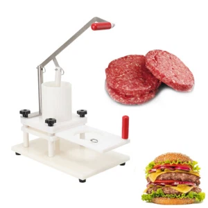 Máquina de hamburguesas comerciales 3 moldes convertibles manual para hacer hamburguesas de carne - Imagen 1 de 14