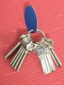 6 Pin Depth & Space Key Set. Depths 0-10-Suits Lockwood,Whitco C4B,LW5-Free Post - Bild 1 von 6