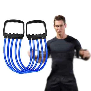 Juego de Entrenamiento de Cuerpo Completo - Expansor de Pecho con 5 Bandas de Resistencia Extraíbles para... - Imagen 1 de 7