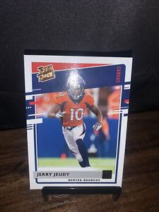 Jerry Jeudy Donruss Rated Rookies Canvas Rookie Card 2020 #307 Denver Broncos
