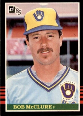 1985 Donruss Bob McClure 102 Baseball Cards #536 - Image 1 of 2
