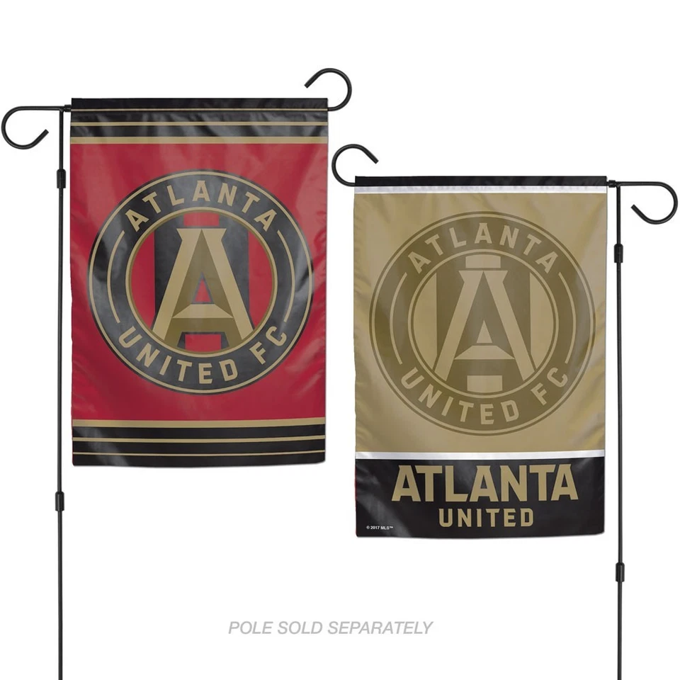 ATLANTA UNITED FC 12"X18" 2-SIDED GARDEN FLAG NEW WINCRAFT ⚽ - Image 1 of 1