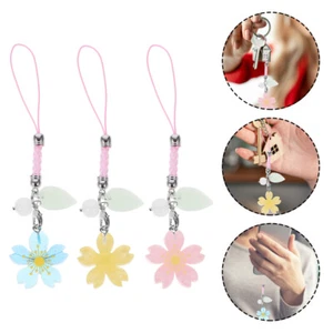 3 Pcs Headphones USB Lanyard Decorative Chain Charm Cellphone Strap - Zdjęcie 1 z 12