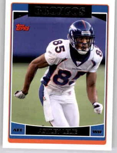 2006 Topps Ashley Lelie NFL Base Card PWE Broncos #79 - Imagen 1 de 2