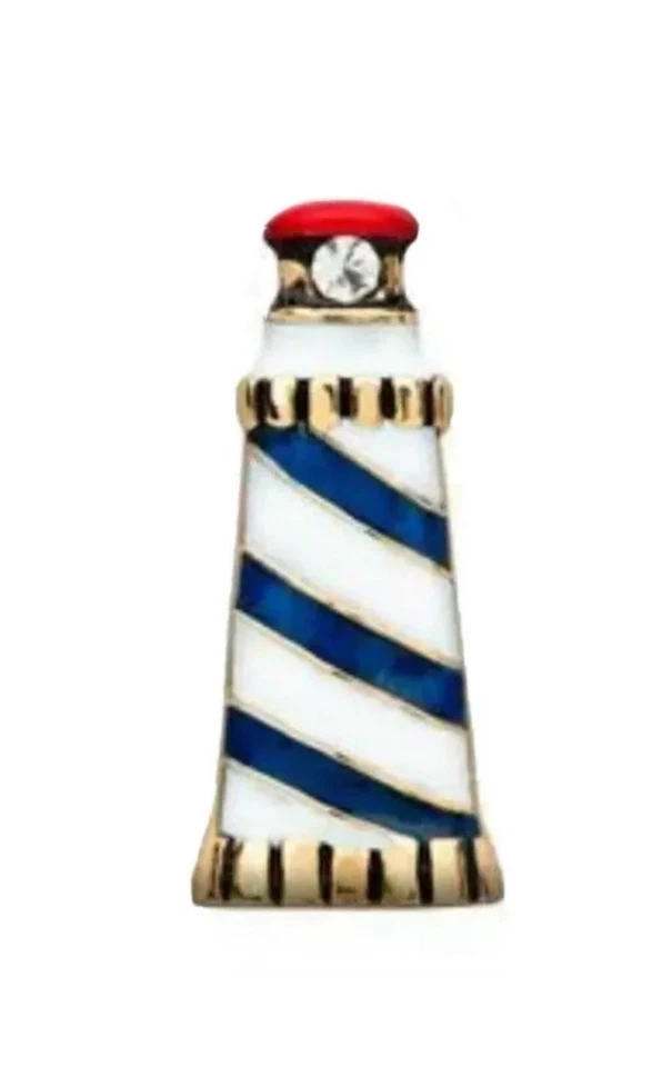 Authentic Origami Owl LIGHTHOUSE Floating BEACH & OCEAN Enamel Charm - Image 1 of 1