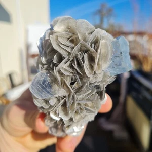 Aquamarin Auf Muskovit Stufe Pakistan 250 Gramm - Bild 1 von 7