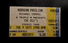1990 B-52's Concert Ticket Stub HORDERN MOORE PARK NEW SOUTH WALES AUSTRALIA