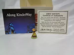 Hummel Olszewski Bronze Miniature Kinderway Busy Student 1st Edition with Certif - Picture 1 of 9