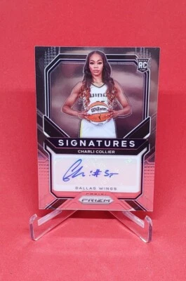 2021 Panini Prizm WNBA Charli Collier RC Rookie Signatures AUTO #SG-CCL  - Image 1 of 2
