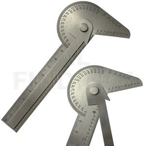 Engineers Protractor Square Rule Gauge Centre Finder Divider Drill point tool - Picture 1 of 6