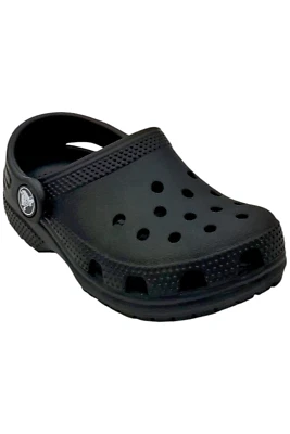 Crocs Toddlers' Unisex Classic Clogs Black - Image 1 of 3