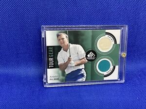 Arnold Palmer 2013 SP GAME USED TOUR GEAR DUAL WORN SHIRT RELIC COMBO S9274