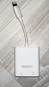 Vivitar Mobile SD and MicroSD Universal Card Reader White MOV4016 *Adapter Only* - Picture 1 of 1