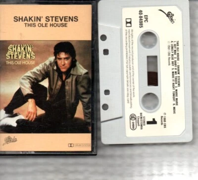 SHAKIN' STEVENS - This Ole House - Cassette Tape Album *Epic 40-84985* Foto 1 de 2