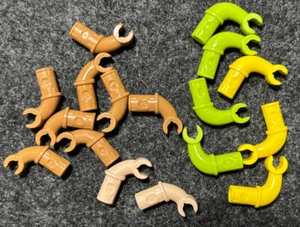 Joblot 17 LEGO Arm and Hand Long with Pin - Vertical Grip 66788 - Picture 1 of 1