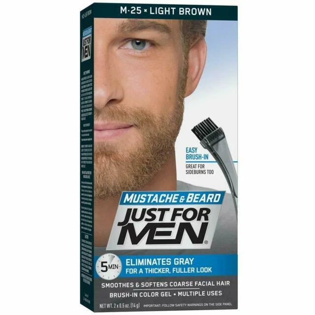 Just For MEN M-25 Men's Beard Coloring Gel - 14g