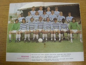 1973/1974 Football League Review: Vol 8 No 07 - Colour Picture - Reading & Cryst - Picture 1 of 1