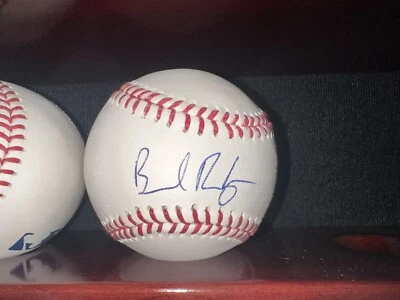 Béisbol autografiado firmado por Brendan Rodgers ROMLB oficial Rockies  Foto 1 de 2