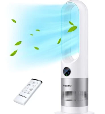 Bladeless Tower Fan & Air Purifier Like D.yson W/ Remote MSRP $115 - Image 1 of 4