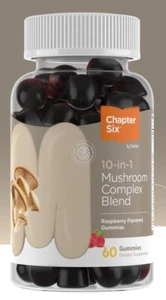 Gominolas 10 en 1 con sabor a frambuesa con hongo melena de león  - Imagen 1 de 4