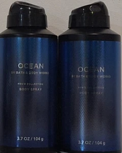 Bath & Body Works Ocean Mens Deodorant Body Spray 3.7oz Lot Of 2 - Picture 1 of 1