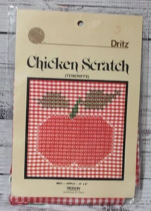 APPLE CHICKEN SCRATCH Teneriffe kit DRITZ NIP - Picture 1 of 2